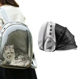 Expandable Travel Cat Backpack Carrier Polarized Tinted Bubble Window Pet Backpack Grey V1263-JX-6877