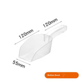 DISTINCTIVE STYLE Kitchen Set of 6 Clear Plastic with 3 Different Sizes Clear Candy V1369-AZ3-W-04251