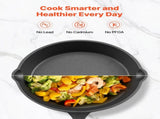Cast Iron Skillet, 4 Pcs Frying Pan Set , Skillets with Heat-Resistant V952-ZTCGSJTCT681923OS001V0