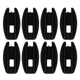 100PCS Electric Fence Insulator Weather Resistant ABS Square Tube Post Insulator for Steel Wire V1294-YM0717-3111220228812