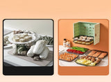 Kitchen Side Dishes Punch Free Foldable PET 6 Layers Wall Mounted Organization Rack Cooking Plates V1294-YM0512-3118220256613