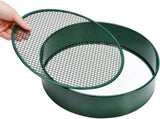 Garden sieve, soil sieve with interchangeable mesh sizes 3, 6, 9 and 12 mm, perfect garden tool for V1259-DP01-A-1737