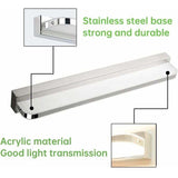 LED Mirror Light 7W 42Cm Cool White, Bathroom Mirror Light Ip44 Waterproof 6000K 600Lm, Acrylic V1188-MS-227-0011