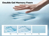 RoomSense Queen Mattress, 34cm Thick Medium Firm Hybrid Mattress for Back Pain Relief, Tencel XFKF-MA-1666-34-Q
