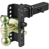 Adjustable Trailer Hitch, 152.4 mm Drop & 114.3 mm Rise Hitch Ball Mount with 50.8 mm Receiver, V952-SQTQJTCB2225DZS3SV0