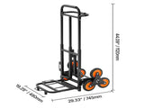 Stair Climbing Cart, 100 kg Stair-Climbing Capacity, Heavy-Duty Folding Trolley Cart with V952-ZXTCSPLCLSKH7RCTY001V0