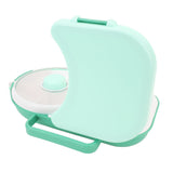 Snack Rotating Container with Lid Sealed Plastic Rotating Snack Storage Box for Outdoor Mint Green V1294-YM0901-3118240200711