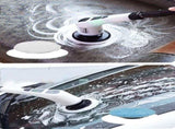 Electric Spin Scrubber, Scrubber Electric Spin Brush Adjustable Extension Handle for Bathroom, Tub, V1366-AZ2-W-09484