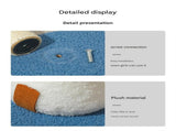 Green Durable Mushroom Cat Scratching Post - Anti-Slip, No Debris Cat Scratch Pad with Sofa V888-ELOSUNG13479