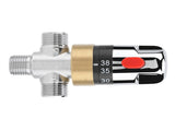 G1/2in Bathtub Thermostatic Mixing Valve Water Temperature Pipe Basin Thermostat Control V1294-YM0727-JY14021