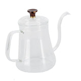 Glass Coffee Pot Swan Neck Thin Mouth Kettle HandMade Coffee Maker Pour Over Kettle V1294-YM0714-3118210220212