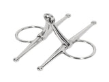 Full Cheek Horse Snaffle Bit Stainless Steel Ring Farm Jointed Bit for 125mm Horse Mouth V1294-YM0717-3111220222911