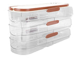 3 Layer Automatic Rolling Egg Storage Box Egg Organizer Egg Storage Container with Lid for V1294-YM0901-3118240203711