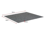 5m2 Box of Premium Carpet Tiles Commercial Domestic Office Heavy Use Flooring Grey V63-826051