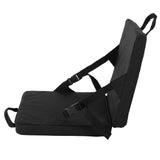 Folding Cushion Outdoor Portable Adjustable Camping Cushion Chair with Backrest Black V1294-YM0901-3111200316211
