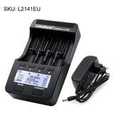 LiitoKala Lii-500 4 Slots Smart Intelligent Battery Charger Kit for 3.7V Li-ion & 1.2V Ni-MH V1294-YM0901-L2141EU