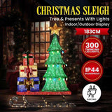 Christabelle Christmas Display Sled with Tree and Presents - 183cm 112_SB404