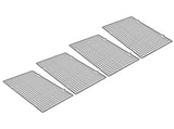 4PCS Barbecue Cooling Rack Stainless Steel Cooling Grid Tray Cake Cookies Baking Rack for Kitchen V1294-YM0718-3113210312511