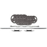 CORTEX 90kg Tri-Grip Standard Barbell Weight Set 25mm V572-CSST-WPSTGSET-A
