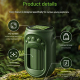 Dark green Portable Digital Microscope for - 1000x Magnification, 1.54 Inch Screen, 8 LED Lights, V888-ELOSUNG56292-1