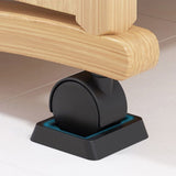 6-Pack Non- Wheel Stop Pads for Chair and Furniture Wheels, Wheel Slot Stoppers to Prevent Rolling V1192-AZ-W-34300