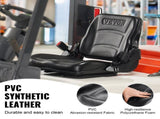 Universal Forklift Seat, Fold Down Tractor Seat with Adjustable Angle Back, Micro Switch and V952-CCZYCGKAQD00099Y0V0