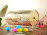 Raffle Drum, 16.1 x 12 inch Brass Plated Raffle Ticket Spinning Cage, Holds 5000 Tickets or 200 V952-CJGJS16YC000Z86CGV0