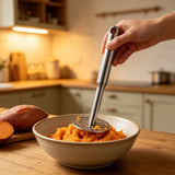 Stainless Steel Hand-held Potato Masher Multipurpose Vegetable Fruit Pressing Kitchen Cooking V1369-AZ3-W-14815