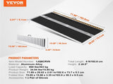 Portable Wheelchair Ramp, 183 cm 363 kg Capacity, Non-Slip Aluminum Folding Threshold Ramp, Foldable V952-ZDKMJPD72YC1JQ8CRV0