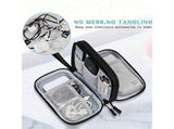 Waterproof Electronic Storage Bag Multi-Layer Organizer with Multiple Zippers for Cables, Hard V1370-AZ4-25377