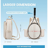 Tennis/Badminton/Squash Multi-Functional Backpack, 3-Way Carrying & Hidden Hook, Perfect for Court & V1385-WQB-WU-925-008