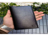 Leather Phone Wallet - Black V197-MMAWB-1386
