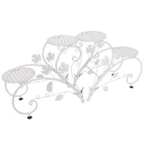 Outdoor Indoor Metal Flower Pots Planter Plant Stands Garden Shelf Racks V767-XJJ686-WT