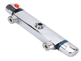 Modern Chrome Thermostatic Shower Mixer Bar Replacement Valve Outlet Home Bathroom Accessory V1294-YM0901-JYA01113