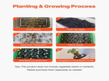 Hydroponic Growing System, 50 Pods Vertical 10 Tiers Hydroponic Tower, Rolling Hydronic Garden with V952-TSSPZZXTWSZDQYEM0V3