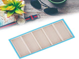 Glasses Organizer Jewelry Tray, 5 Grids Leather Eyeglass Storage Case Sunglass Display Tray and V1259-DP01-A-781
