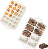 Mini Cupcake Pans, Mini Loaf Pan, Easy to Handle for Baking Mini Muffins, Mini Cupcakes, Mini Egg V1258-DP02-C-38