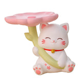 Cat Statue Storage Tray Resin Stable Base Multi Function Cute Cat Sculpture Table Decoration for V1294-YM0901-3115230050111