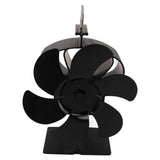 6 Blades Heat Powered Stove Non Electric Self Starting Fireplace High Temperature Resistant V1294-YM3113220247711-0421
