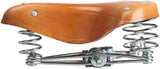 Vintage Bicycle Saddle Seat, Retro Leather Style Bike Seat with Triple Spring Suspension for V1308-DSZKI-1588