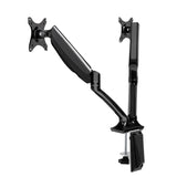 Artiss Monitor Arm Gas Spring Dual Desk Mount Screen Holder MA-D-GAS-BK