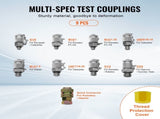 Hydraulic Pressure Test Kit, 250/400/600bar, 3 Gauges 9 Test Couplings 3 Test Hoses, Excavator V952-JXYBZ3T9G000XHZ9IV0