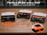 Giantz 3 Pack Tool Box Organizer with Hardware Storage Box for Small Parts TO-SCREW-3T-OR