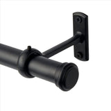 Ceiling Mounted Curtain Rod Brackets, Heavy Duty Ceiling Bracket for 1 Inch Curtain Rod Holder V1369-AZ3-W-11239