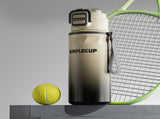 2-Pack Gradient Coffee 670ml Large Capacity Sports Insulated Tumbler - 316 Stainless Steel Straw V888-ELOSUNG42242