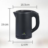 0.8L Stainless Steel Electric Kettle Black V959-DKTL0053