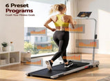 Everfit 3 in 1 Walking Pad Treadmill 12% Incline Under Desk Foldable for Home With 38cm Belt Silver TMILL-380H-2INC-SI