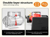 Devanti 2L Slushie Machine Ice Cream Maker Frozen Smoothies Milkshakes Black SLS-CR01-2L-BK