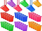 36 Pack Shot Glass on Beaded Necklaces, Plastic Shot Cups Bachelorette for Party, Birthday, Wedding, V1192-AZ-W-12175