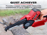 BAUMR-AG SW1 20V Cordless Mini Chainsaw Skin Only, Electric Battery Powered Tree Pruner V219-CHNHCSBMSW1A